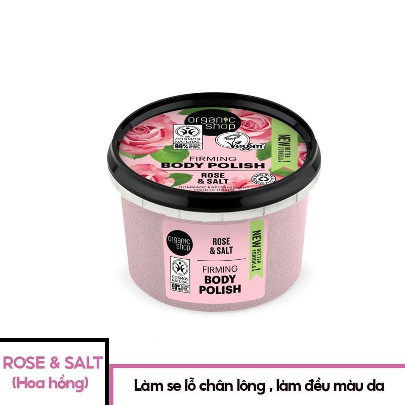 Tẩy Tế Bào Chết Chiết Xuất Từ Thiên Nhiên Organic Shop Body Polish 250ml