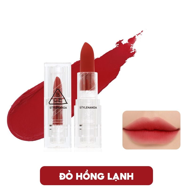 [PHIÊN BẢN GIỚI HẠN] Son Thỏi Lì, Lên Màu Chuẩn 3CE Soft Matte Lipstick 3.5g