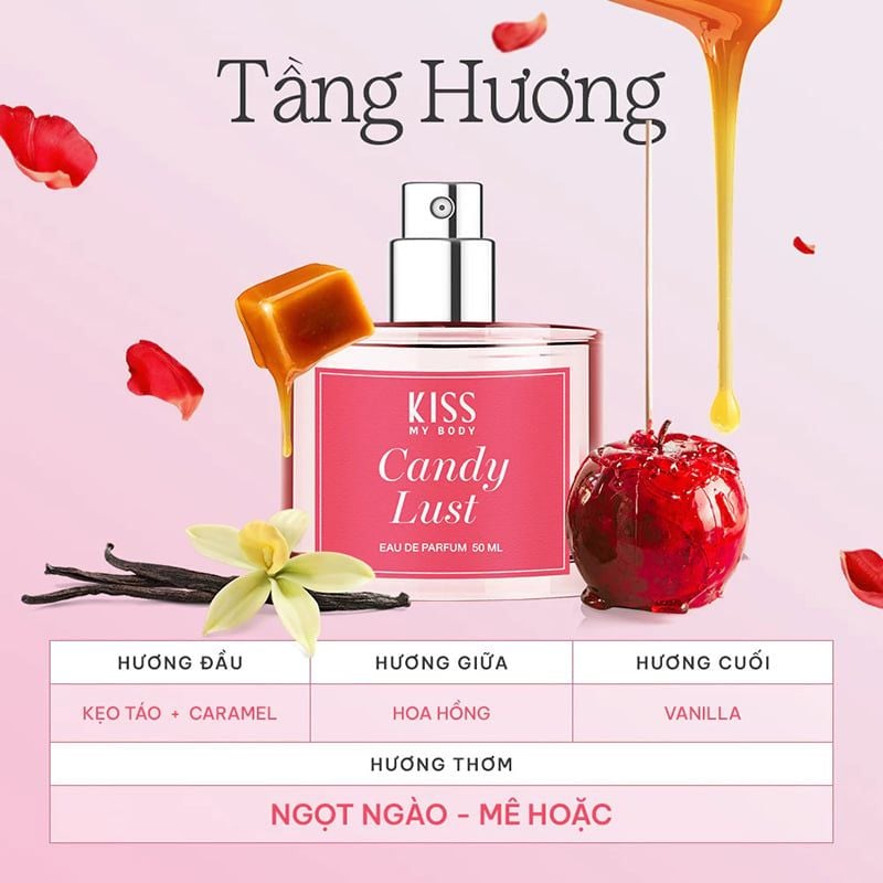 Nước Hoa Nữ Kiss My Body Eau De Parfum 50ml