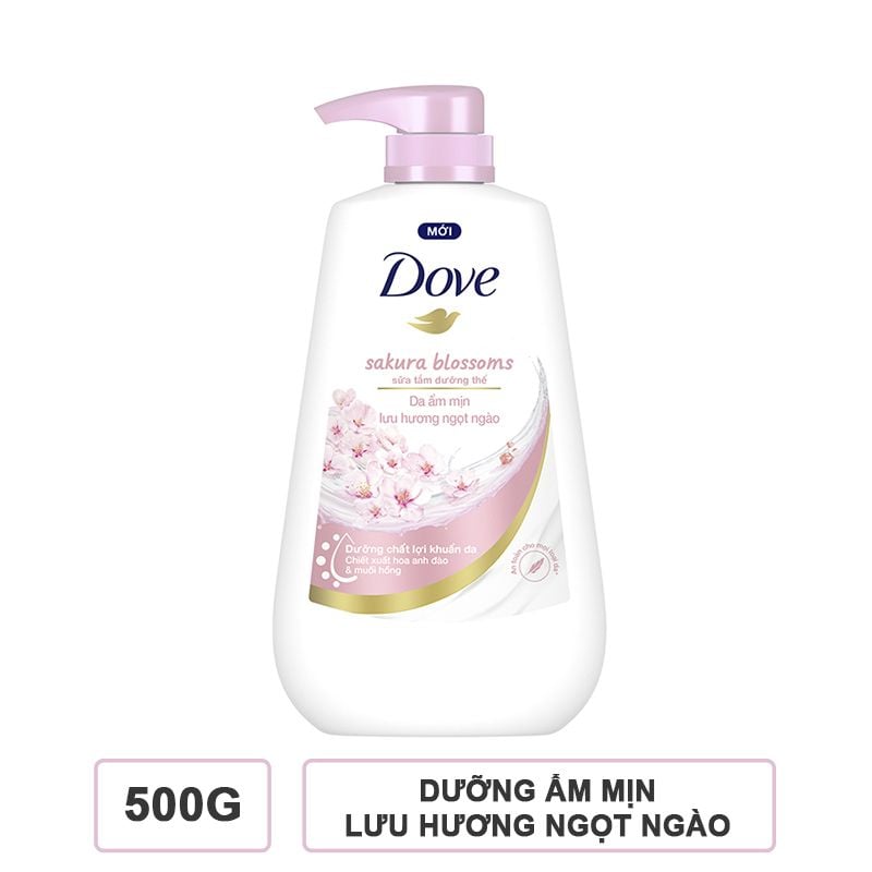Sữa Tắm Dove Dưỡng Thể Cấp Ẩm, Giúp Da Mềm Mịn