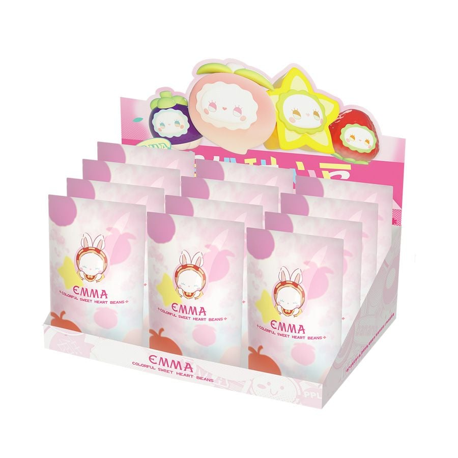 Mô Hình Đồ Chơi Lucky Emma Colorful Sweet Heart Beans Blind Box - MJ-000048