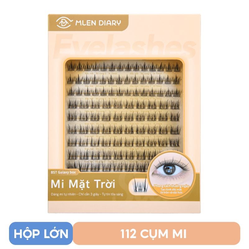 Lông Mi Giả Tách Sợi Mặt Trời Cho Mắt To Tự Nhiên Mlen Diary