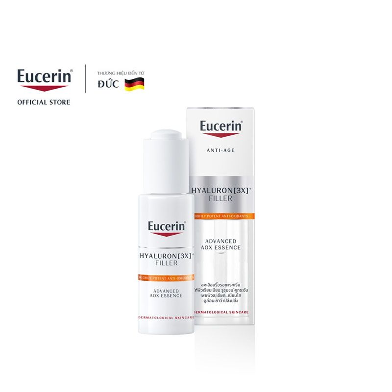 Serum Eucerin Ngăn Ngừa Lão Hóa Dưỡng Ẩm Sâu Anti-age Hyaluron-Filler Advanced AOX Essence 30ml
