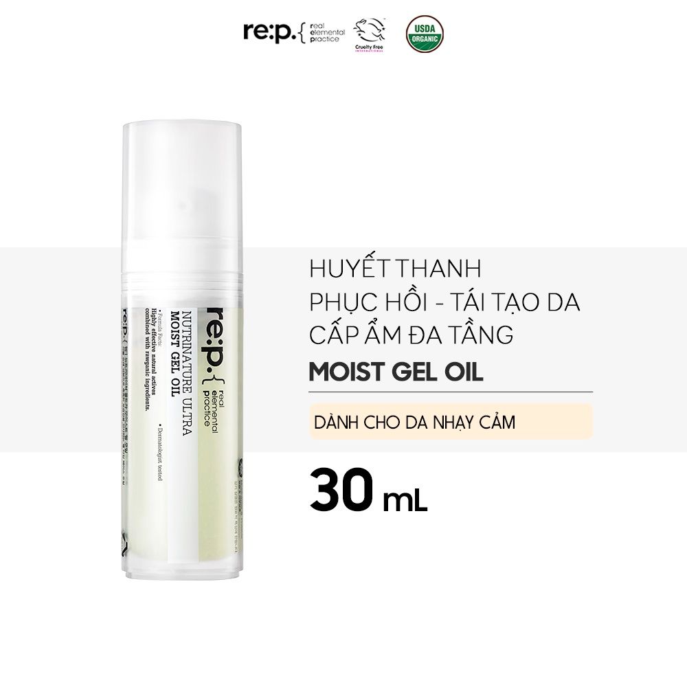 Huyết Thanh Cấp Nước, Hỗ Trợ Phục Hồi Da Re:p Nutrinature Ultra Moist Gel Oil 30ml