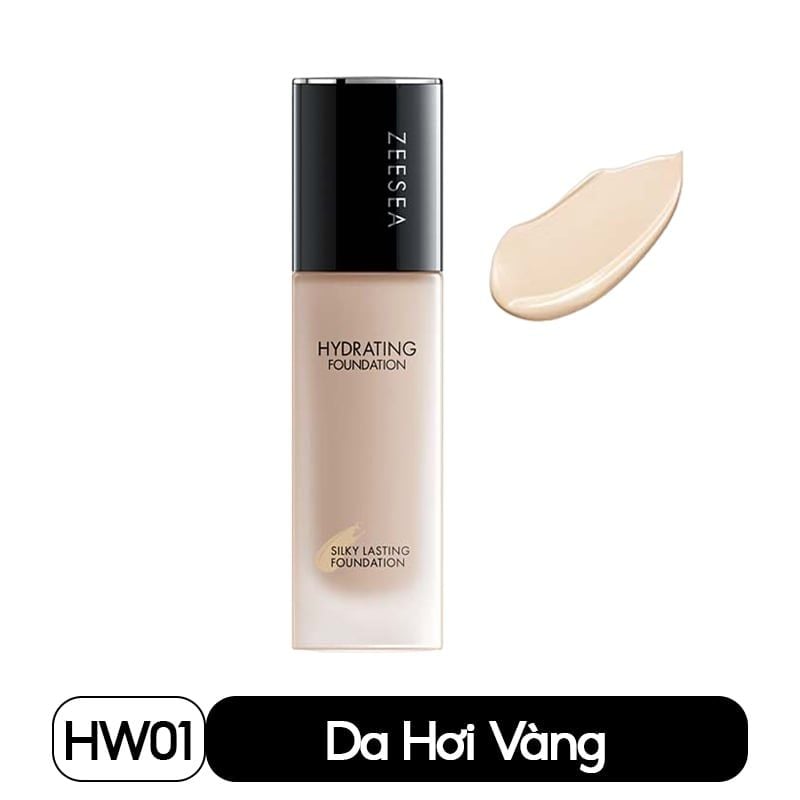 Kem Nền Kiềm Dầu, Che Khuyết Điểm Tốt Lâu Trôi Zeesea Silky Lasting Foundation 30g