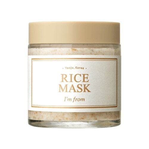 Mặt Nạ Rửa I'm From Hỗ Trợ Dưỡng Trắng Da Chiết Xuất Từ Gạo Rice Mask 110g