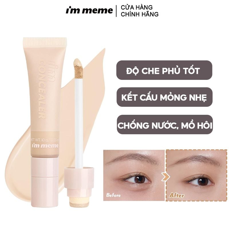 Kem Che Khuyết Điểm Cho Làn Da Mịn Màng I'm Meme I'm Concealer 10g