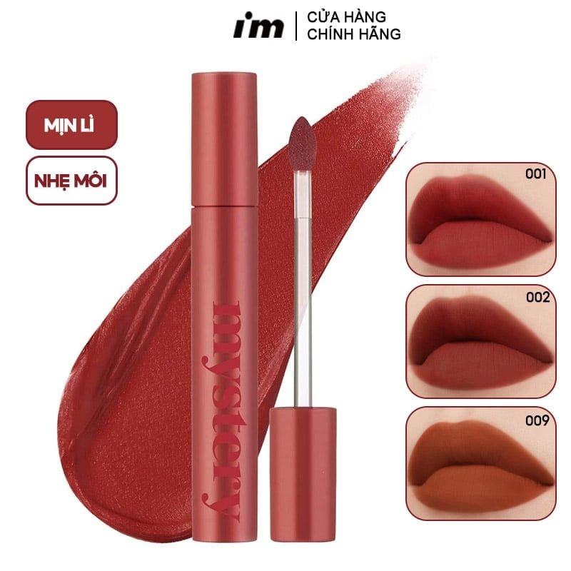 Son Kem Lì Siêu Mịn, Nhẹ Môi I'm Mystery Blur Tint 2.9g