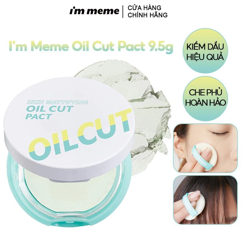 Phấn Phủ Kiềm Dầu I'm Meme Oil Cut Pact 9.5g