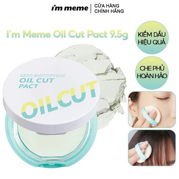  Phấn Phủ I'm Meme Kiềm Dầu Oil Cut Pact 9.5g 