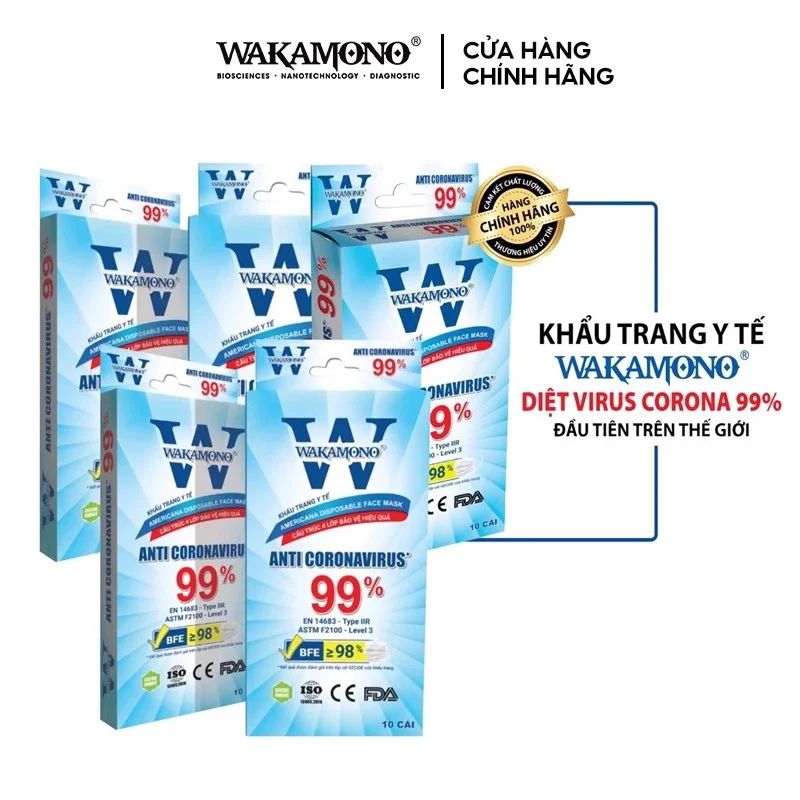 Khẩu Trang Y Tế Người Lớn Wakamono