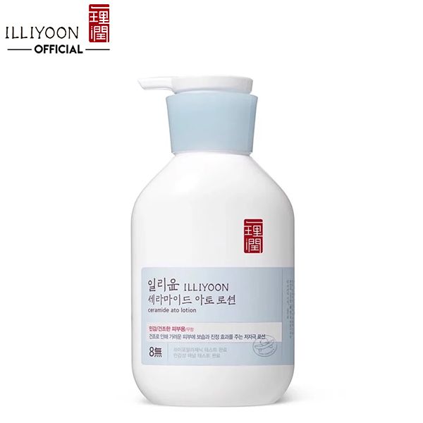 Sữa Dưỡng Ẩm Dịu Nhẹ, Lành Tính Dành cho Mặt và Cơ Thể ILLIYOON Ceramide Ato Lotion 350ml