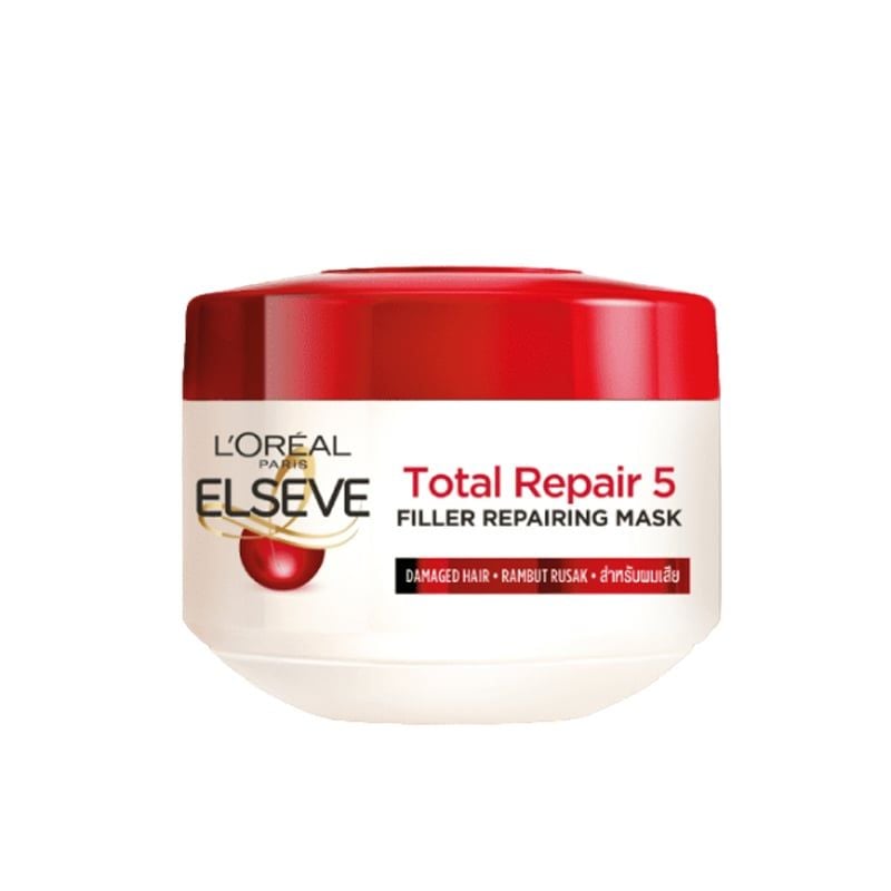 Kem Ủ Tóc Hỗ Trợ Phục Hồi, Dưỡng Ẩm Cho Tóc L'Oreal Elseve Total Repair 5 Deep Reparing Mask 200ml