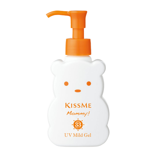 Sữa Chống Nắng Kissme Dưỡng Ẩm Cho Em Bé Từ 6 Tháng Tuổi Chiết Xuất Thành Phần Thực Phẩm Mommy UV Sunscreen Mild Gel SPF 33 PA+++ 100ml