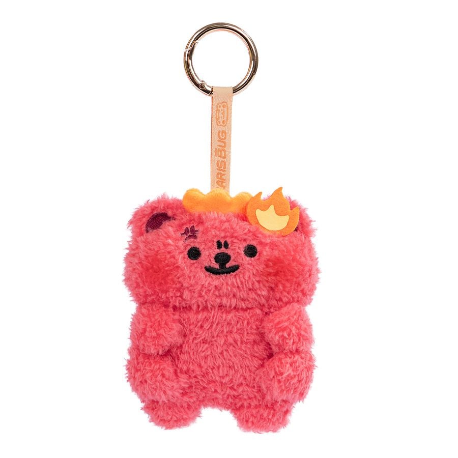Móc Khóa Gấu Bông BearisBug Core Plush Keychain – Red Warmth - Q409