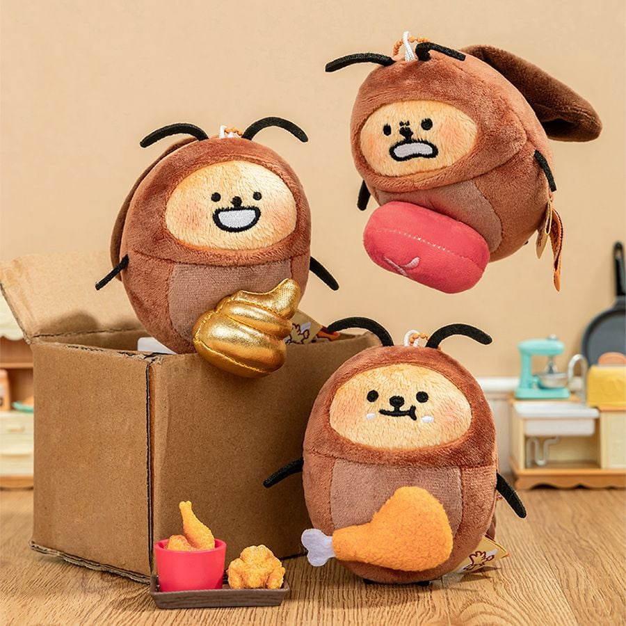 Móc Khóa Gấu Bông BearisBug Plush Keychain with Mechanism