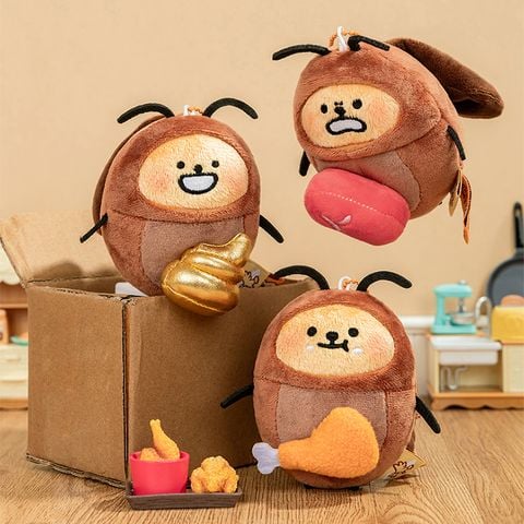  Móc Khóa Gấu Bông BearisBug Plush Keychain with Mechanism 