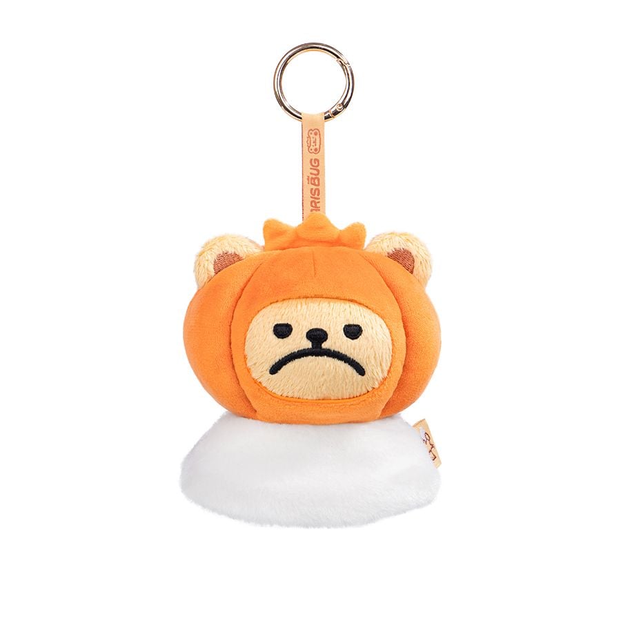 Móc Khóa Gấu Bông BearisBug Plush Retractable Keychain Cover – Pumpkin Monster - Q423
