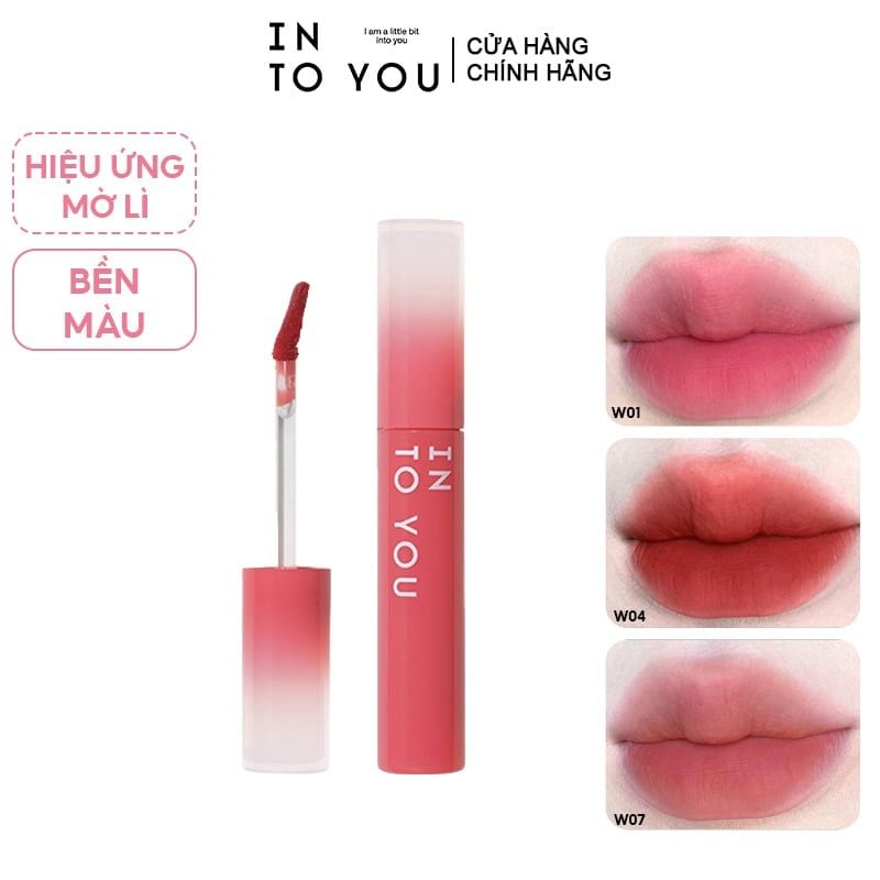 Son Tint Lì Bền Màu, Hiệu Ứng Sương Mù Into You Watery Lip Matt 2.6g