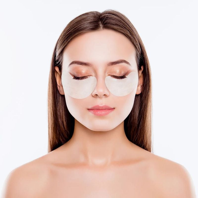 Mặt Nạ Mắt Cấp Ẩm, Hỗ Trợ Làm Sáng, Cải Thiện Quầng Thâm Mắt Jkosmec Skin Solution Collagen Eye Zone Mask (30 miếng)