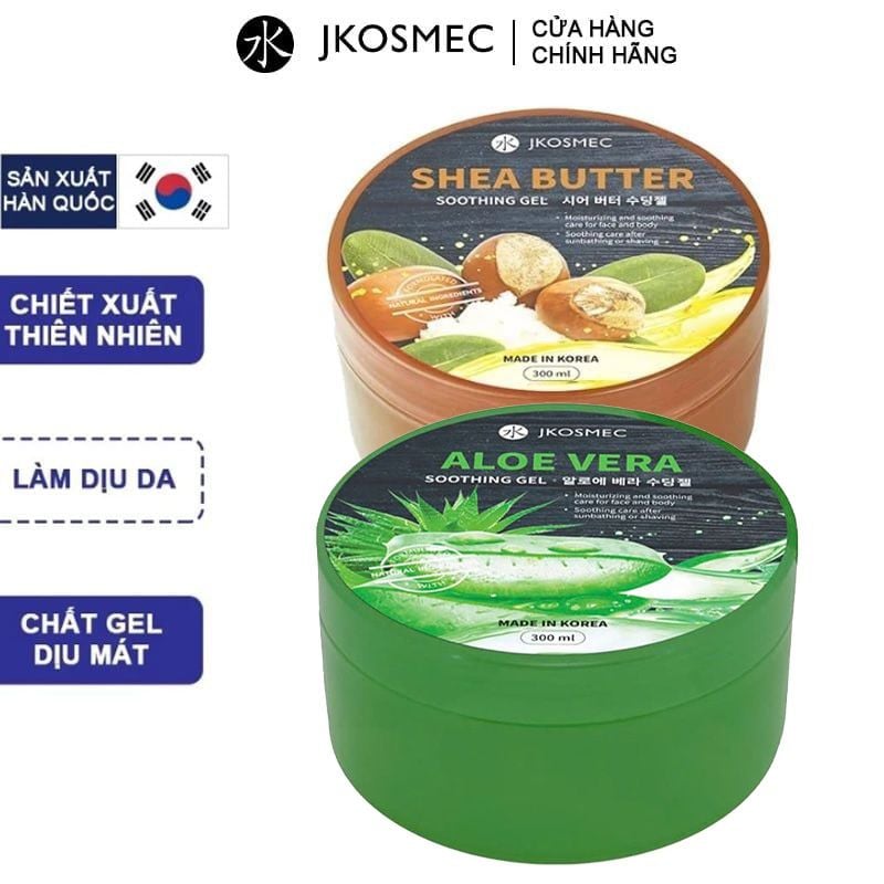Gel Dưỡng Jkosmec Làm Dịu Da Mặt Và Toàn Thân Soothing Gel 300ml