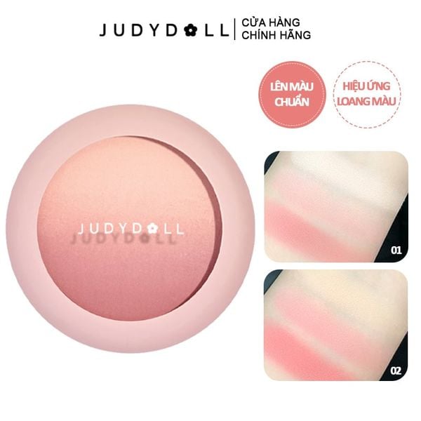 Phấn Má Hồng Chuyển Màu Siêu Mịn Judydoll Gradual Powder Blusher 4.3g