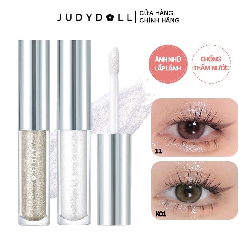 Nhũ Mắt Dạng Lỏng Lấp Lánh, Chống Thấm Nước Judydoll Liquid Eyeshadow 1.8g