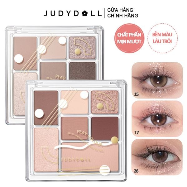  Bảng Phấn Mắt 7 Ô Màu Judydoll All-In-One Palette For Your Full Face 8.5g 
