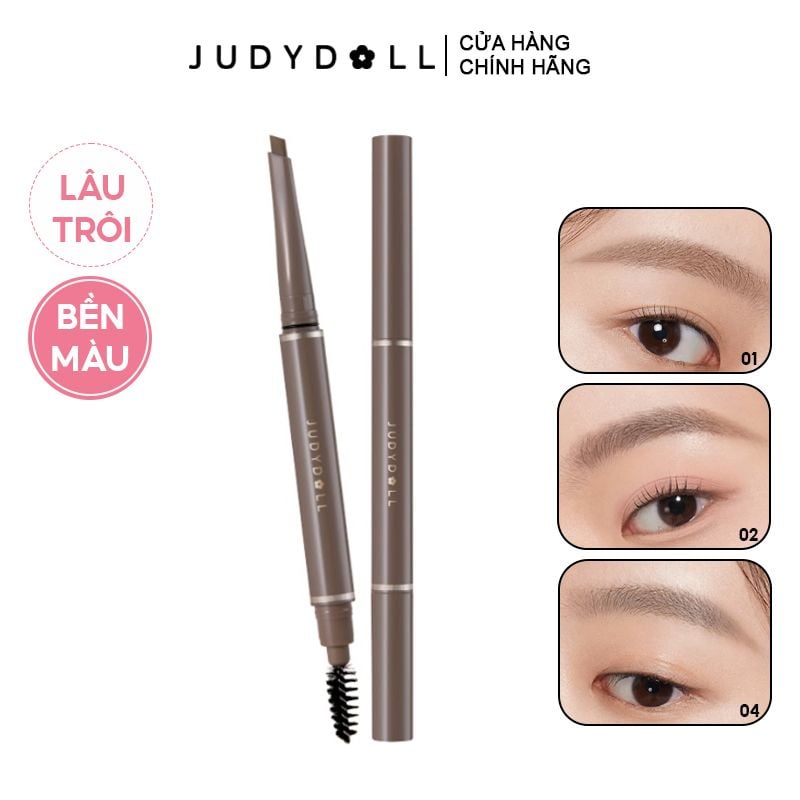 Chì Kẻ Mày Lâu Trôi Judydoll Long-Lasting Eyebrow Gel Pencil 0.15g