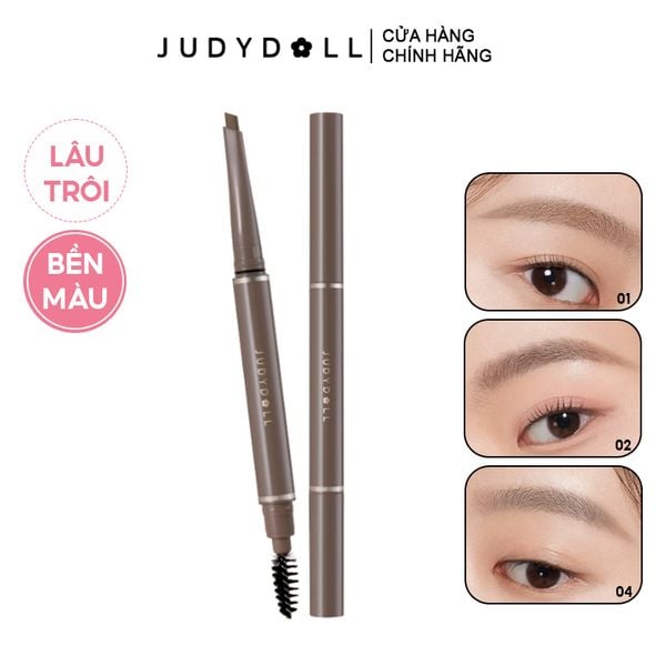  Chì Kẻ Mày Judydoll Lâu Trôi Long-Lasting Eyebrow Gel Pencil 0.15g 