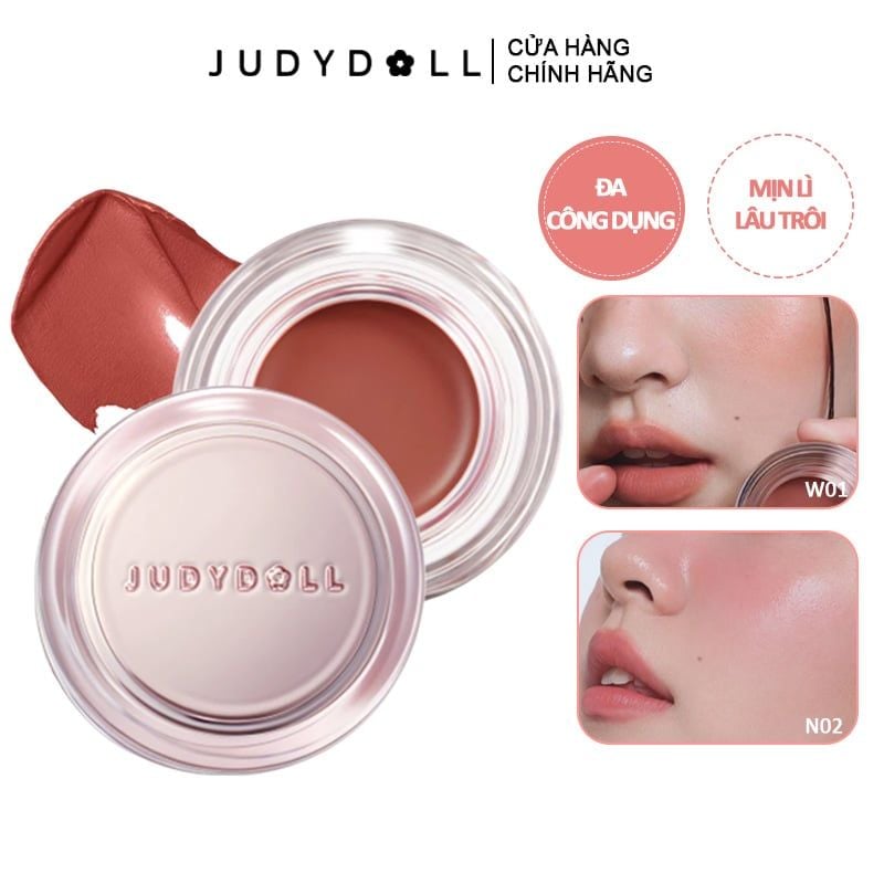 Son Môi & Má Hồng Kem Đa Năng Judydoll Watery Multiuse Color Balm 6g