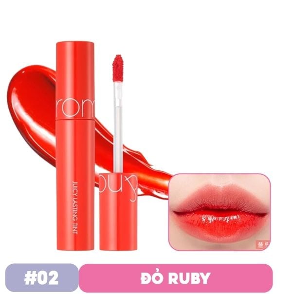 [NEW][SPRING FEVER][Màu 1-39] Son Tint Lì Romand Juicy Lasting Tint 5.5g