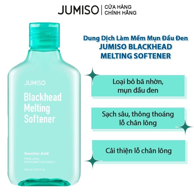 Dung Dịch Làm Mềm Mụn Đầu Đen Jumiso Blackhead Melting Softener 150ml