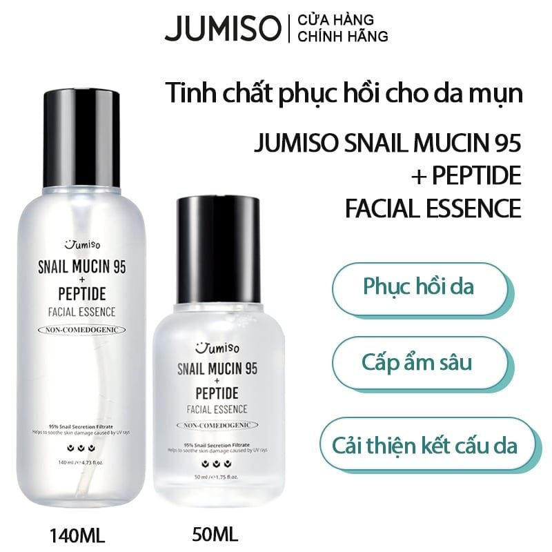 Tinh Chất Dưỡng Da Jumiso Ốc Sên Snail Mucin 95 + Peptide Facial Essence