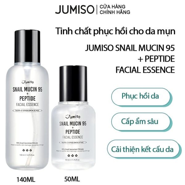  Tinh Chất Dưỡng Da Jumiso Ốc Sên Snail Mucin 95 + Peptide Facial Essence 