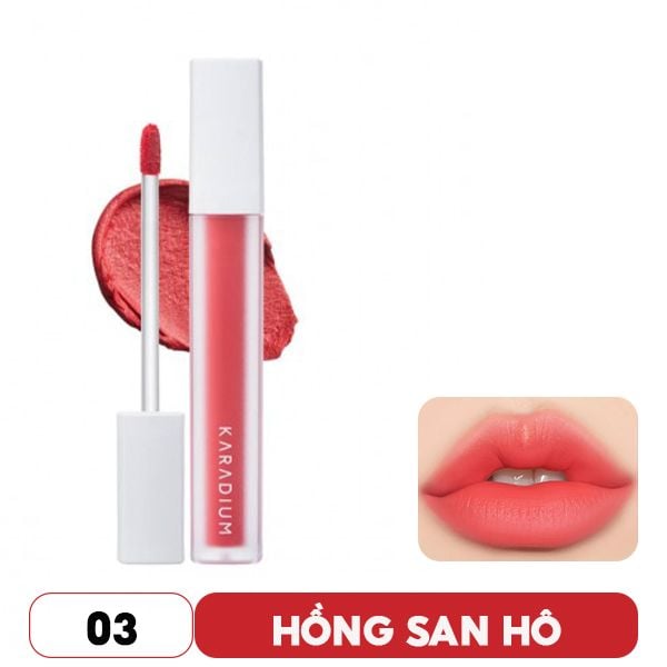 Son Kem Lì, Mịn Mượt Môi Karadium Movie Queen Blur Matte Lip 3.4g