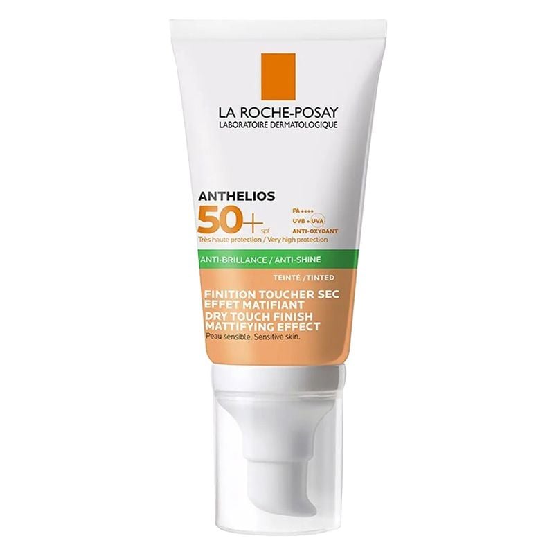 Kem Chống Nắng La Roche-Posay Kiểm Soát Dầu Nâng Tông Anthelios Tinted Anti-Shine Gel Cream Dry Touch Finish SPF50+ 50ml