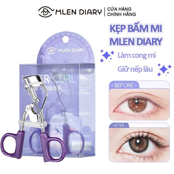  Kẹp Bấm Mi Mlen Diary Làm Cong Mi, Giữ Nếp Lâu Mlen Diary 