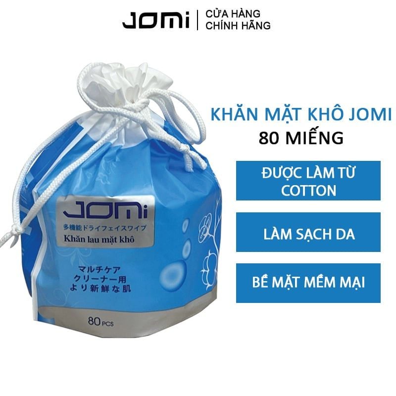 Khăn Lau Mặt Khô JOMI 80 Miếng