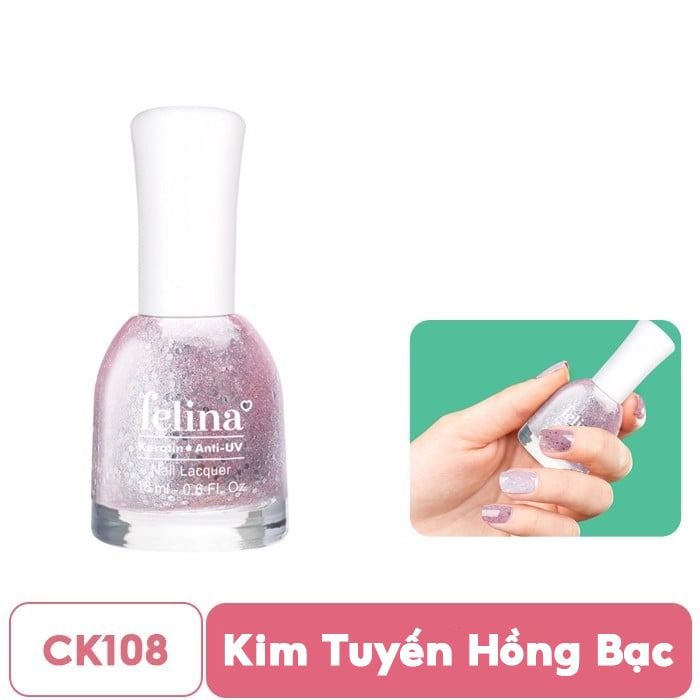 Sơn Móng Tay Lên Màu Chuẩn, Nuôi Dưỡng Móng, Màu Sắc Đa Dạng Felina Nail Lacquer 18ml