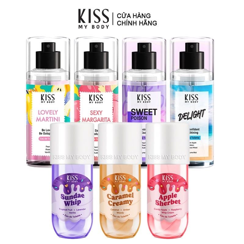 Xịt Thơm Toàn Thân Hương Nước Hoa Kiss My Body 88ml