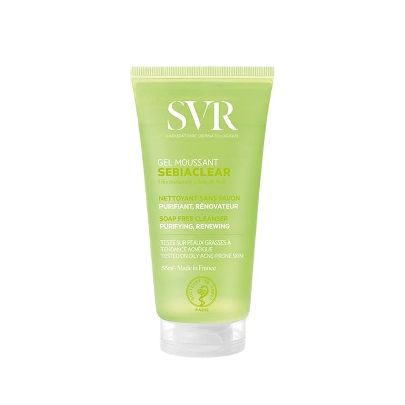 Sữa Rửa Mặt SVR Dạng Gel Không Chứa Xà Phòng Dành Cho Da Dầu Sebiaclear Gel Moussant