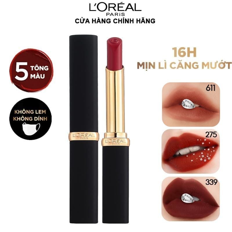 Son Thỏi Mịn Lì, Căng Mướt L'Oreal Color Riche Intense Volume Matte Lipstick 1.7g