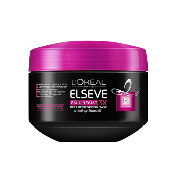 Kem Ủ Ngăn Ngừa Tóc Gãy Rụng L'Oreal Elseve Fall Resist 3X Deep Reinforcing Mask 200ml