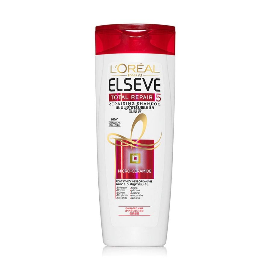 [170ml] Dầu Gội Phục Hồi Tóc Hư Tổn L'Oreal Elseve Total Repair 5 Shampoo