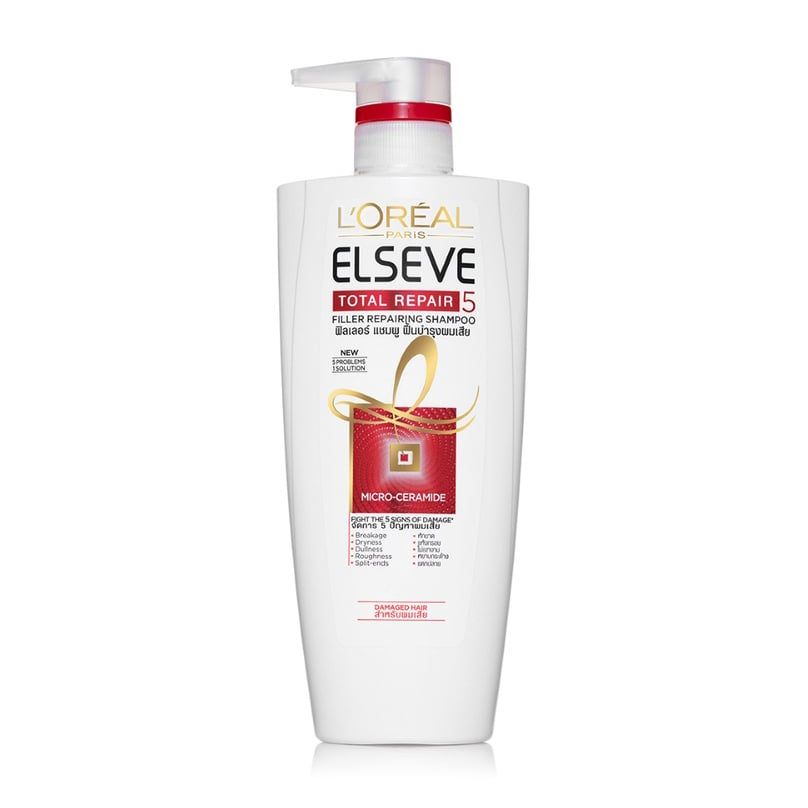 [650ml] Dầu Gội Phục Hồi Tóc Hư Tổn L'Oreal Elseve Total Repair 5 Shampoo