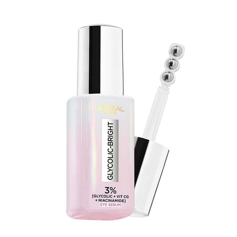 Serum L'oreal Dưỡng Sáng, Mờ Thâm Vùng Mắt Paris Glycolic - Bright Dark Circle Eye Serum 20ml