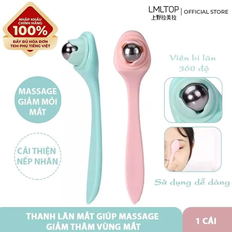 [NHẬP KHẨU] Thanh Lăn Mắt Giúp Massage, Giảm Thâm, Cải Thiện Nếp Nhăn Vùng Da Mắt LMLTOP M1059 (Màu ngẫu nhiên)