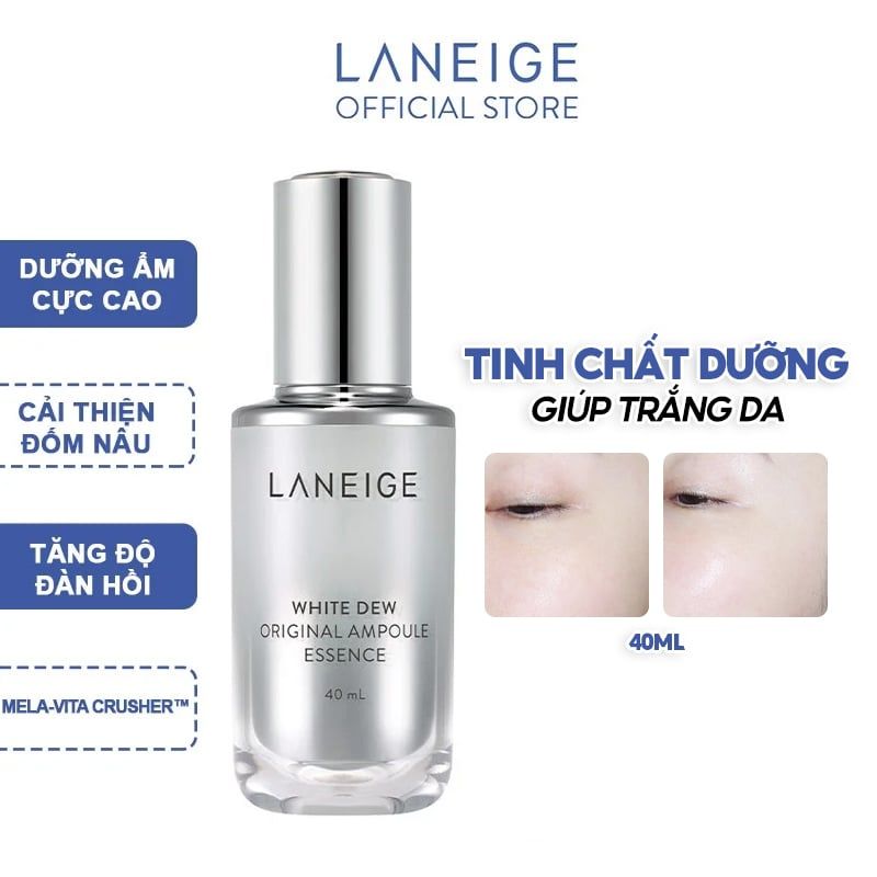 Serum Laneige Tinh Chất Dưỡng Trắng Da Cao Cấp Laneige White Dew Original Ampoule Essence 40ml