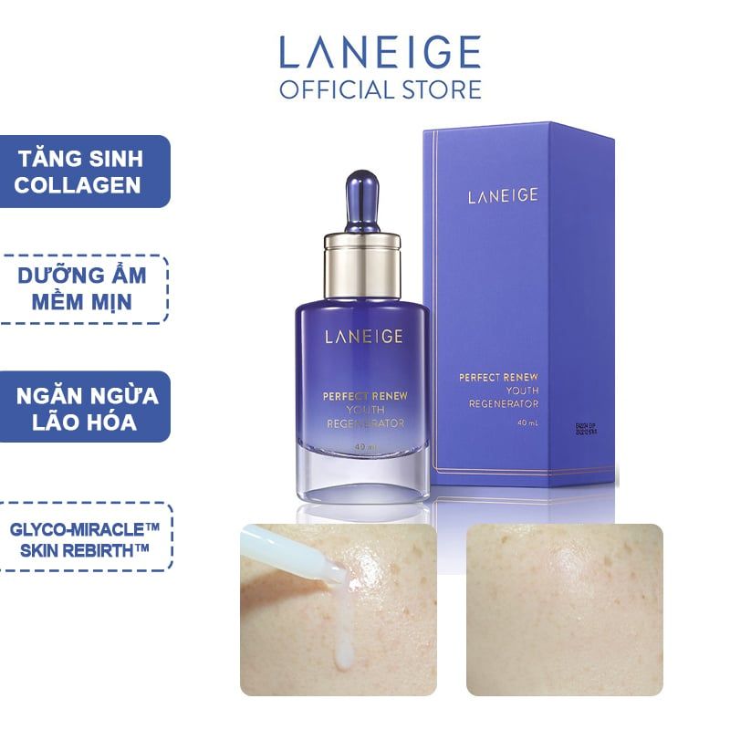 Serum Laneige Ngăn Ngừa Lão Hóa Chuyên Sâu Laneige Perfect Renew Youth Regenerator 40ml